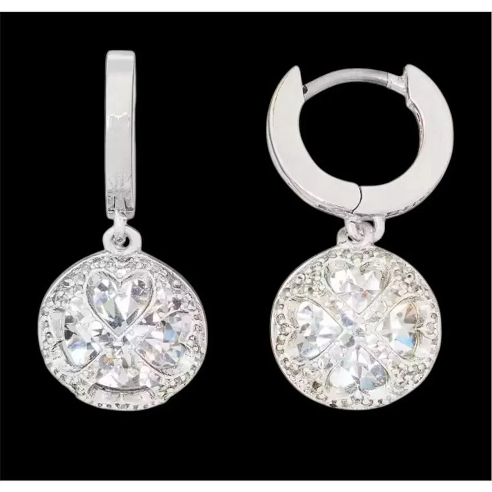 Kate Spade NEW Something Sparkly huggie earrings - Picture 5 of 8